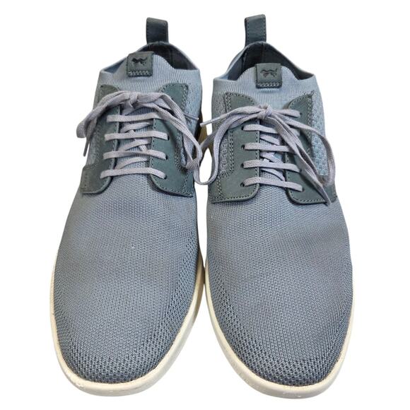 Wolf & Shepherd Men's SwiftKnit Gray Lace Up Derby Casual Shoe Sneaker Size 9 US - Picture 3 of 16